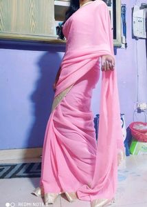 Elegant Pink Saree
