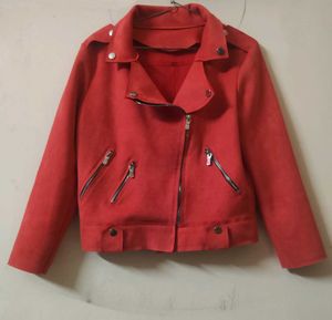 Pink biker jacket