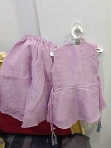 Beautiful Embroidered Kurta with Skirt