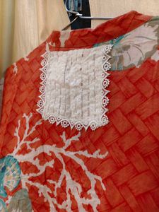 Floral Print Kurta