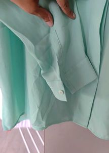 Mint Green Autograph Top by Marks &amp; Spencer
