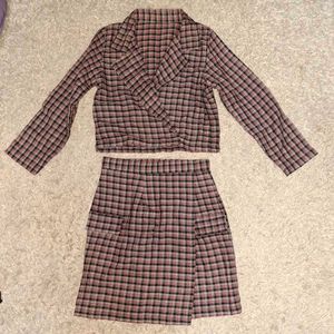 Plaid Co-ord Set
