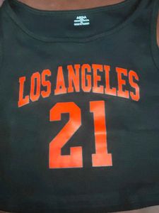 LA 21 Crop Tank Top