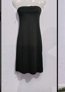 BLACK TUBE DRESS