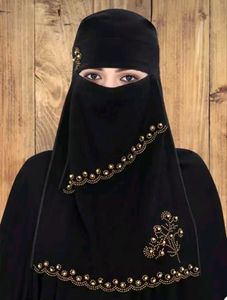 Beautiful 🔥Dimond Brooch Naqab Parda For Islamic