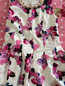 Floral Print Sleeveless Dress