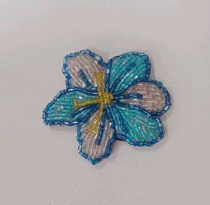 Beaded Floral brooch