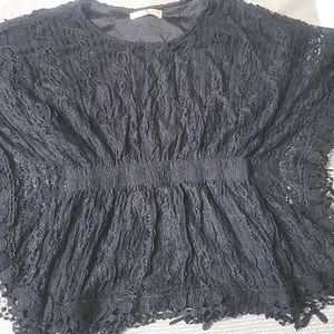 Elegant Black Lace Top