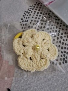 Handmade Crochet Flower Charm