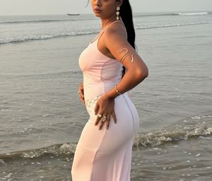 Elegant Pink🌸👛Maxi Dress