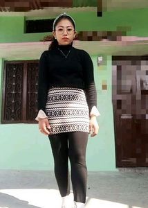 Chic Patterned Mini Skirt