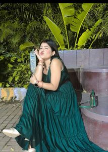 Elegant Teal Tiered Maxi Dress