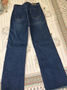 Women's Dark Wash Wide Leg Jeans