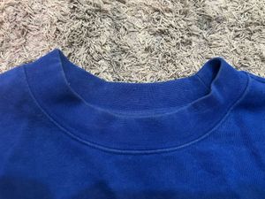 H&amp;M Regular Fit Sweatshirt Blue 'New Energy' Sweat