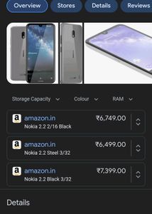 Nokia 2.2 Tempered Glass 'Rare'