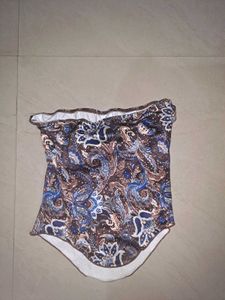 Savana Paisley Print Buckle Tube Top