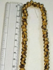 Wood String combo Brown &amp; cream beads/Stylish/Uniq