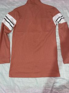 Men's Striped Collared Polo Shirt