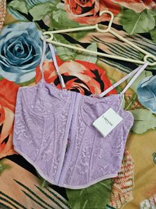 corset top with boning
