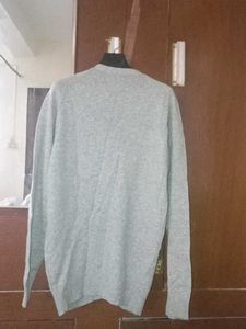 Gray Cardigan Sweater