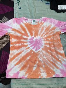 Pink & Orange Tie-Dye T-Shirt