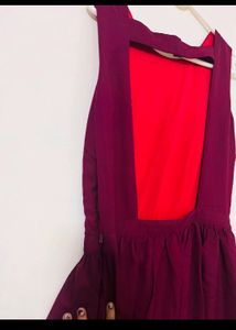 SWAPS ACCEPTED backless wine Gown