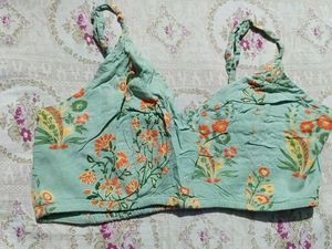 Mint Floral Lehenga Set