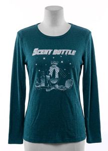 Teal Gothic Graphic T-Shirt