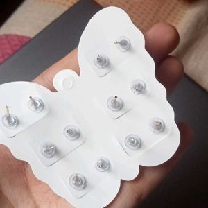 Chic Butterfly Stud Earrings Set