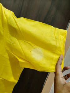 Yellow Cotton Kurta