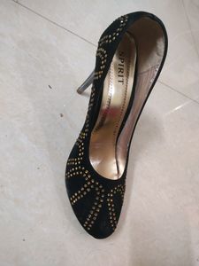 Starry Night Black Heels