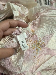 Chic Floral Smocked Puff Sleeve Top