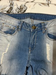 Blue Ripped Denim (Girls)