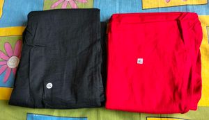 Comfortable Black and res pent with pocket