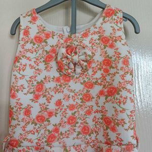 Beautiful Party Frock For Kids With FREEBIE