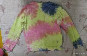 Tie-Dye "Good Night" Graphic Top
