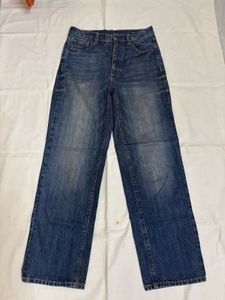 Women's Blue Wide Leg Jeans