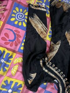 Elegant Black Kurta with Embellishments