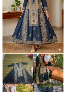 combo Elegant Embroidered Anarkali Kurta Set