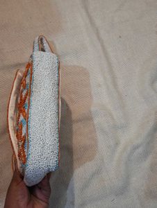 Beaded Starfish Clutch Bag