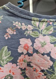 Floral Print Sweatshirt