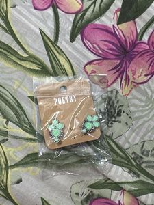 Cute Mint Green Cactus Earrings