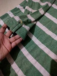 Chic Striped Long Sleeve Top