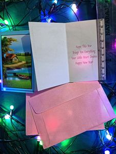 NEW YEAR GREETING CARD With Cover #newyear Happy New Year