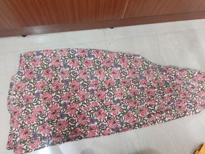 Wideleg Cotton Pant For Woman (Medium size)