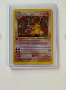Vintage Charizard Pokemon Card