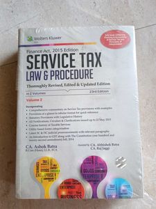 Service Tax Law & Procedure 2015