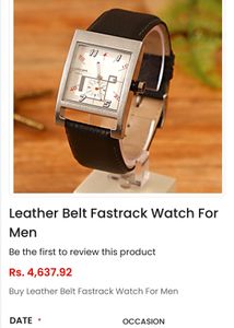 Fastrack Unique Square Watch With Sub Hand Second
