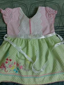 Cotton Frock For Baby Girl