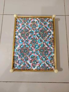 Unused Multi Material Decorative Serving Tray